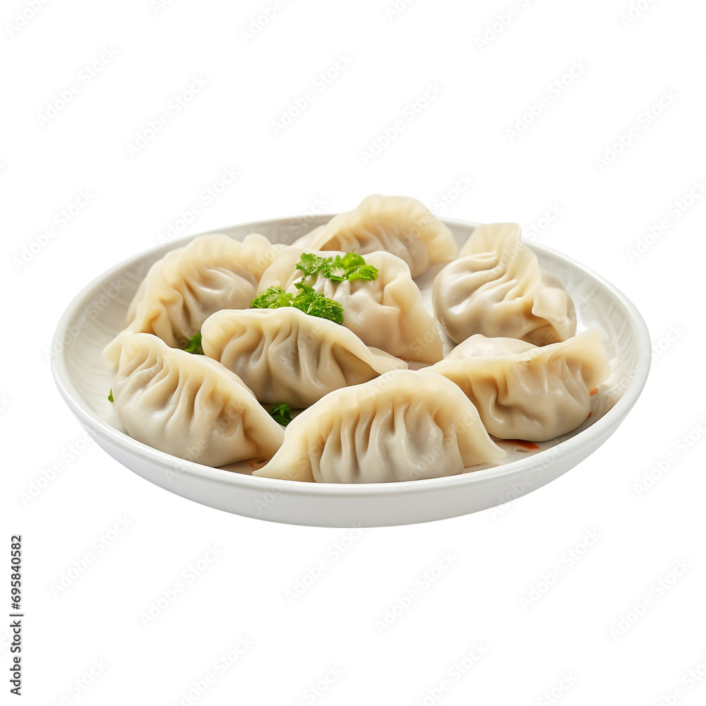 Dumplings isolated on transparent background Dumplings isolated on transparent background