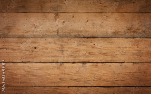 Rustic wooden plank panel surface for background