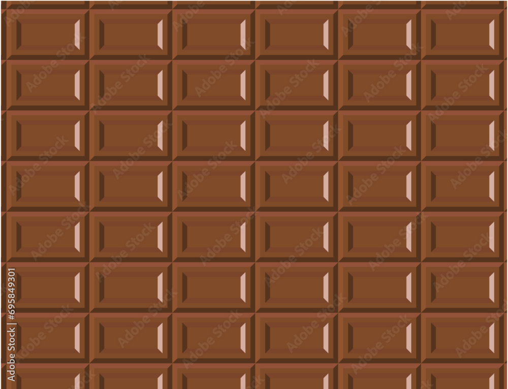 板チョコの背景素材　ミルクチョコレート　