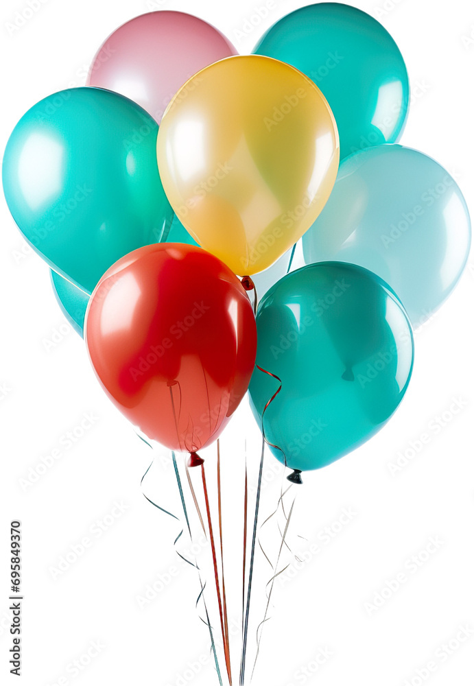many multi-colored balloons isolated on white background. many multi-colored balloons isolated on white background.