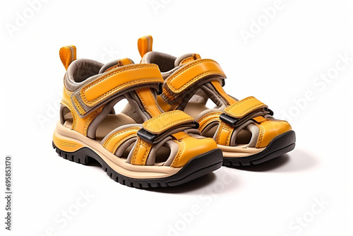 sandals for kids. children s shoes isolated on a white background