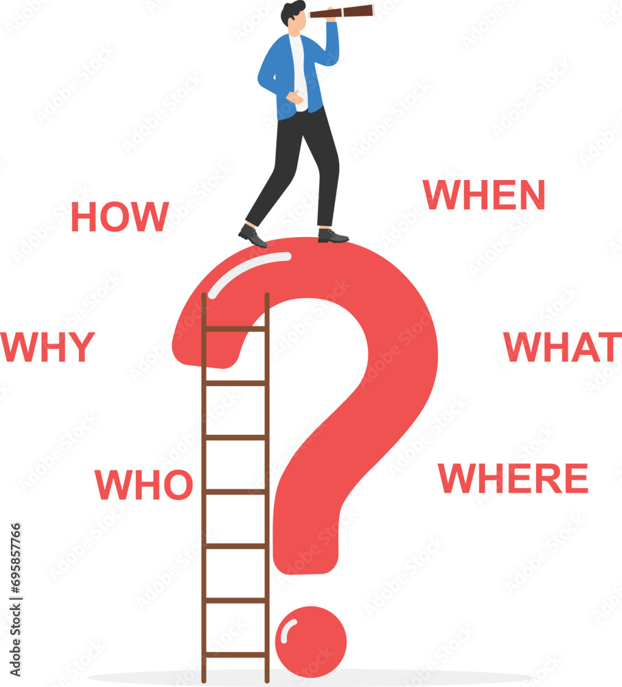 5w1h asking question for solution to understand and solve a problem ...