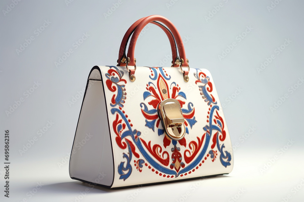 New women bag on a white background, new design New women bag on a white background, new design