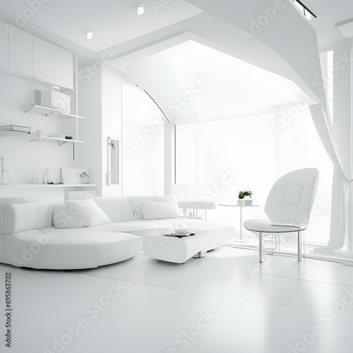 modern white interior design 4