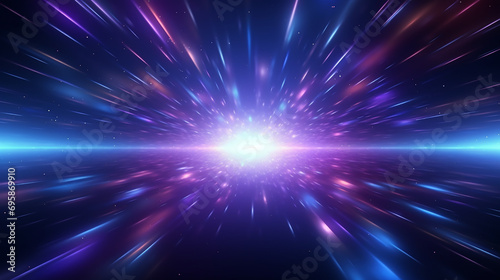 blue, purple glowing. Magical explosion with colorful speed glow. Abstract star or sun. Explosion effect. Fast motion effect. Overlays, overlay, light transition, effects sunlight, lens flare, light.