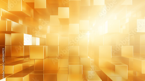 shadow with luxury golden lines and square Mordan background. gold square shape with futuristic concept background.