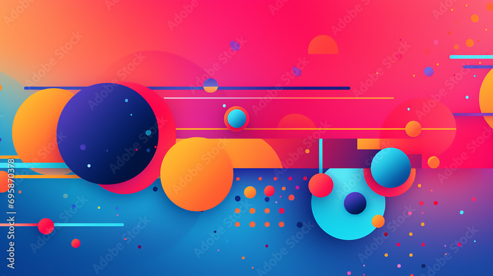 Abstract digital banner background. abstract graphic design Banner Pattern background template. 