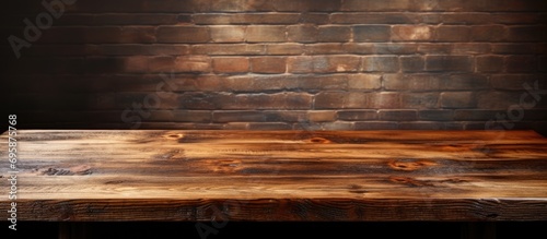 wooden table Copy space for product, empty background