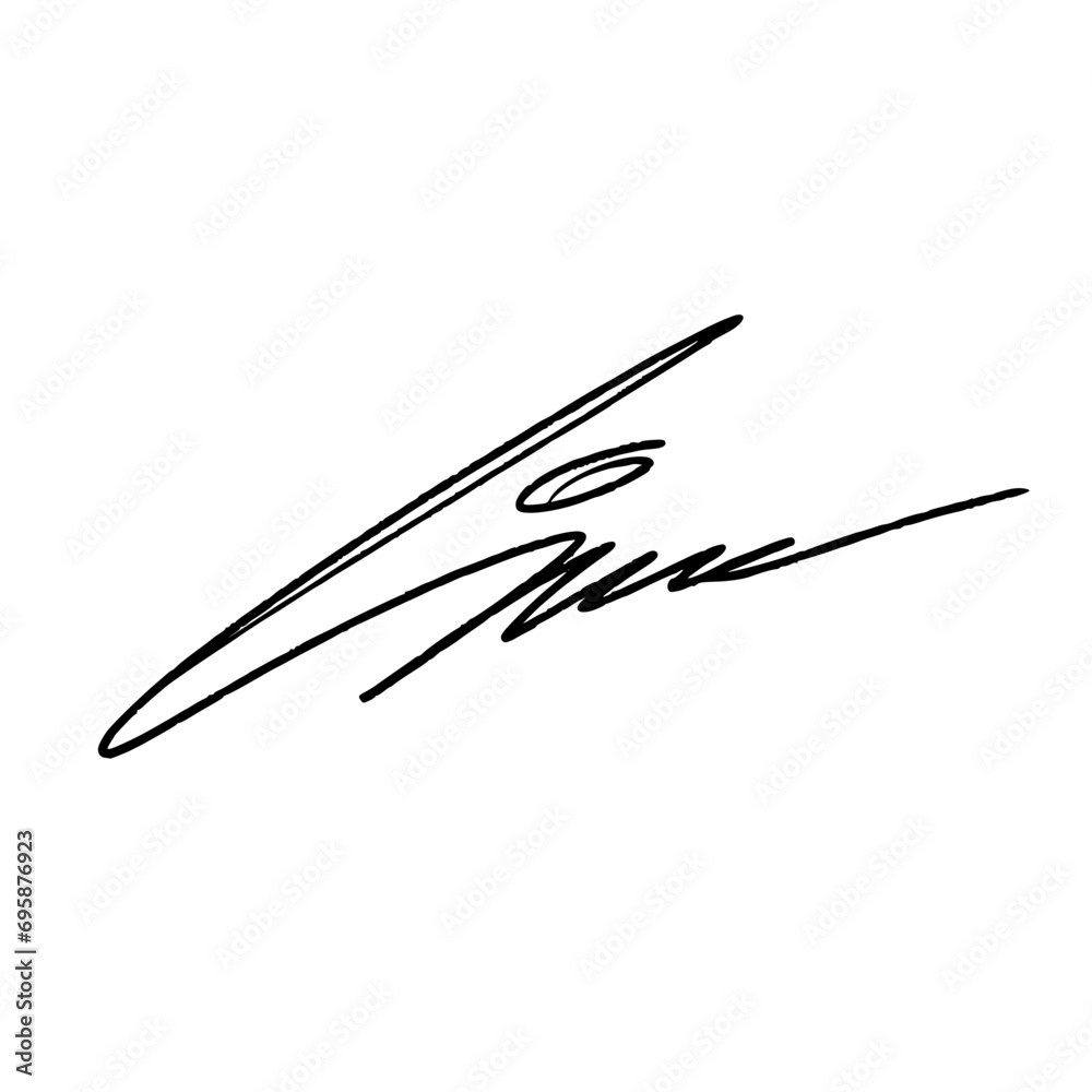 Abstract signature idea starting letter L. Vector with black writing and transparent background. Abstract signature idea starting letter L. Vector with black writing and transparent background.