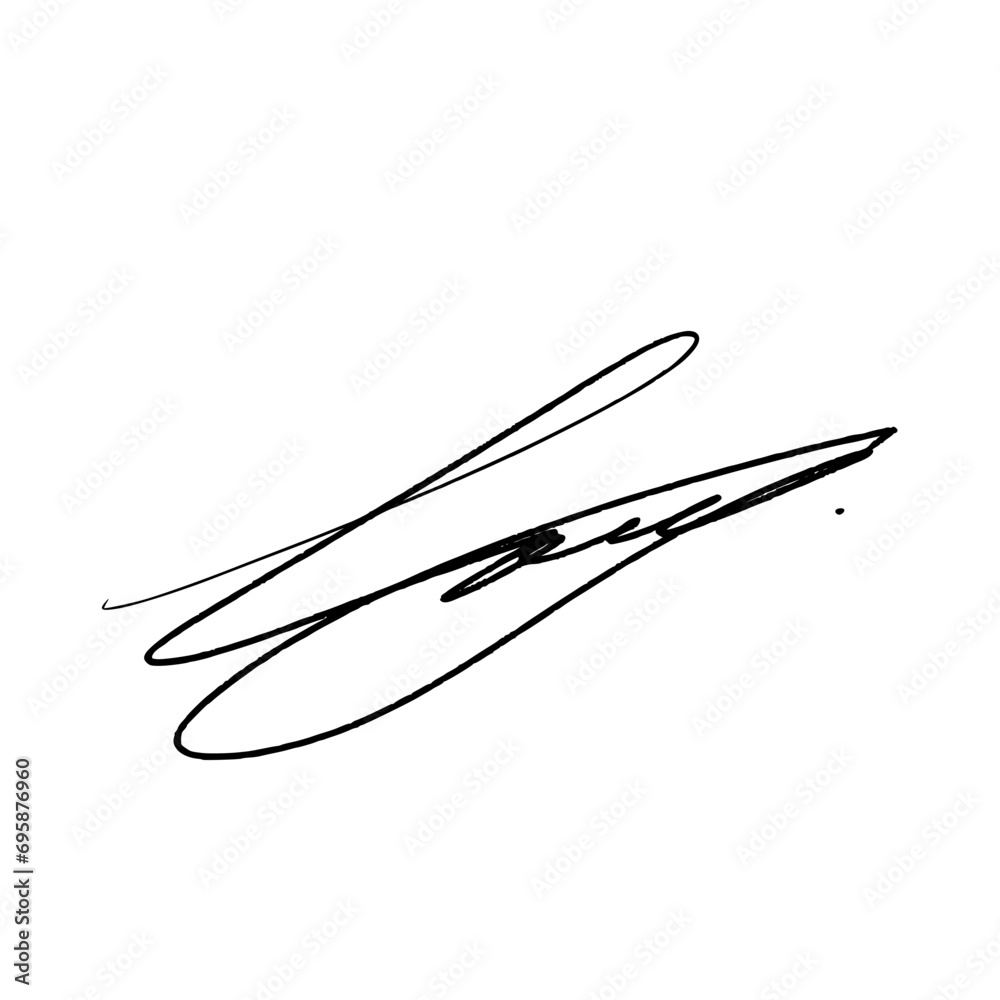 Abstract signature idea starting letter L. Vector with black writing and transparent background. Abstract signature idea starting letter L. Vector with black writing and transparent background.