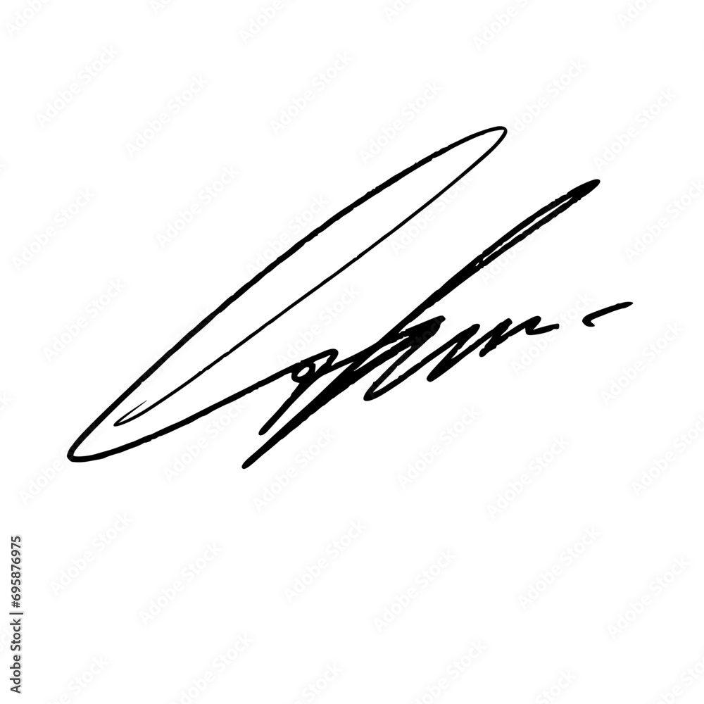 Abstract signature idea starting letter L. Vector with black writing and transparent background. Abstract signature idea starting letter L. Vector with black writing and transparent background.