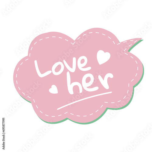 Wedding theme stickers. Our Wedding day. Heart-shaped, square, cloud-shaped stickers. 結婚式のテーマのステッカー。 私たちの結婚記念日。 ハート型、四角い、雲型のステッカー。