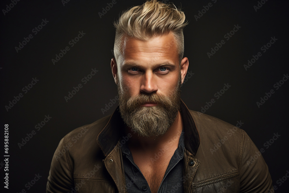 Generative AI picture image of attractive confident young businessman guy