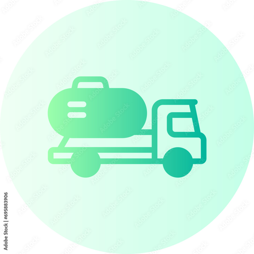 tank truck gradient icon tank truck gradient icon