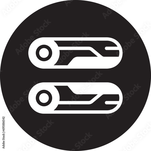 raw materials glyph icon