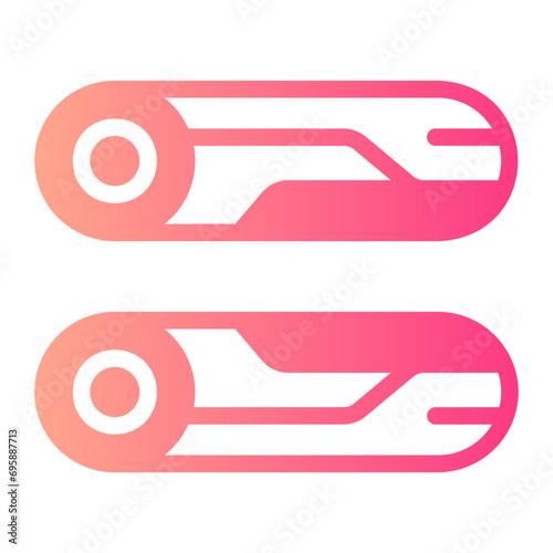 raw materials gradient icon
