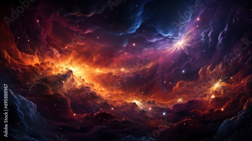 Black Hole Abstract Space Wallpaper Universe, Background Banner HD, Illustrations , Cartoon style