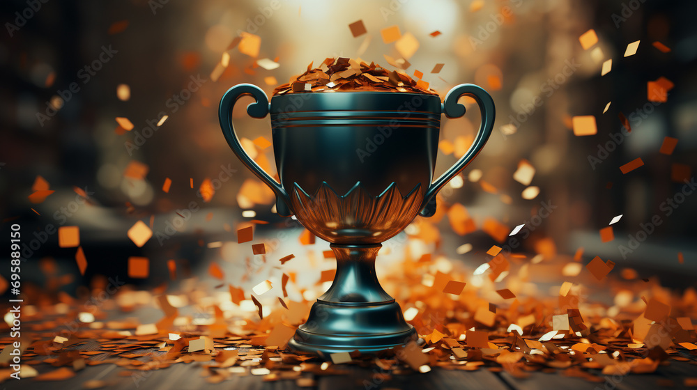 gold cup with a burning candle gold cup with a burning candle