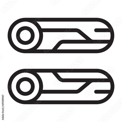 raw materials line icon
