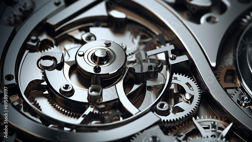 Wallpaper Mural Clock mechanism background Torontodigital.ca