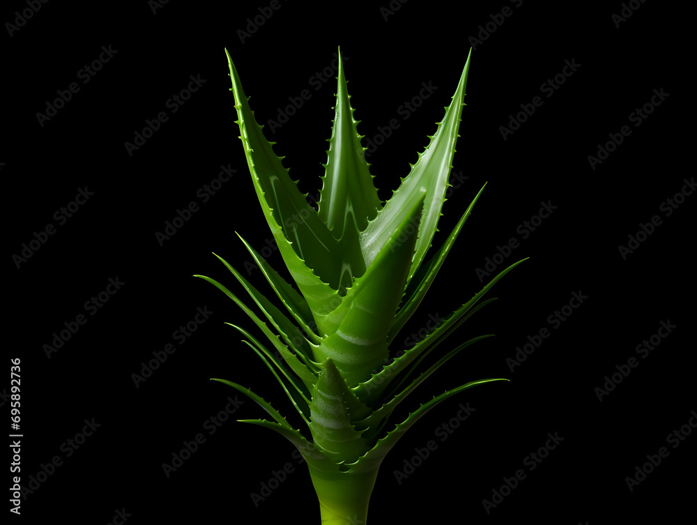 Aloe vera flower in studio background, single aloe vera flower, Beautiful flower, ai generated image Aloe vera flower in studio background, single aloe vera flower, Beautiful flower, ai generated image