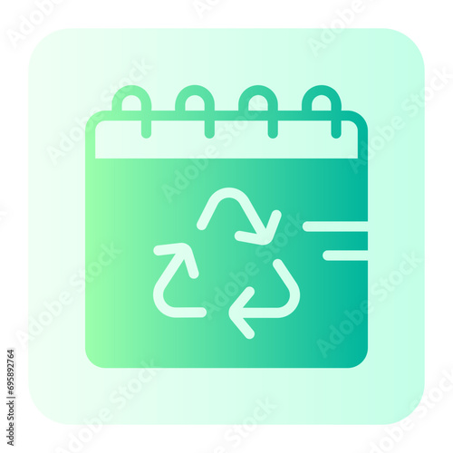 recycle gradient icon