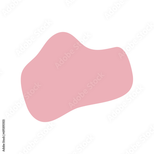 Modern liquid irregular blob shape abstract elements graphic Design. Pink flat style design fluid vector illustration set. 現代の液体の不規則な塊の形状の抽象的な要素のグラフィック デザイン。 ピンクのフラット スタイル デザイン流体ベクトル イラスト セット。