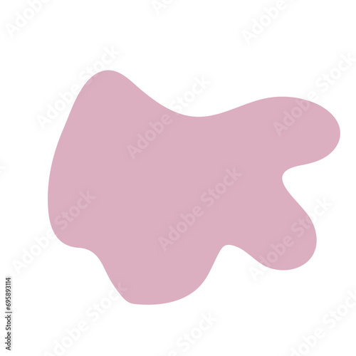 Modern liquid irregular blob shape abstract elements graphic Design. Pink flat style design fluid vector illustration set. 現代の液体の不規則な塊の形状の抽象的な要素のグラフィック デザイン。 ピンクのフラット スタイル デザイン流体ベクトル イラスト セット。