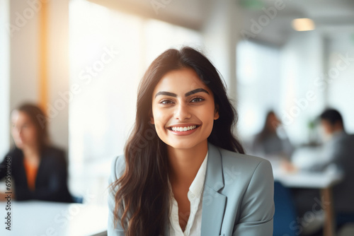 young Indian beautiful business woman