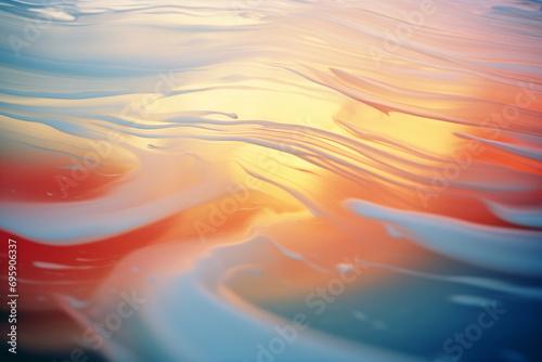 Abstract patterns inspired by polar stratospheric clouds, rare and colorful clouds that form in the polar stratosphere.