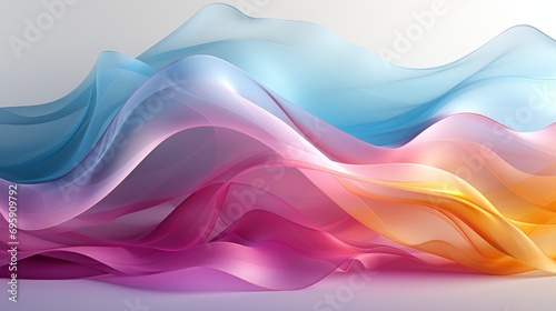 A vibrant tapestry of lilac and pink hues dances across a blank canvas, blending together in a mesmerizing display of colorfulness and abstract art