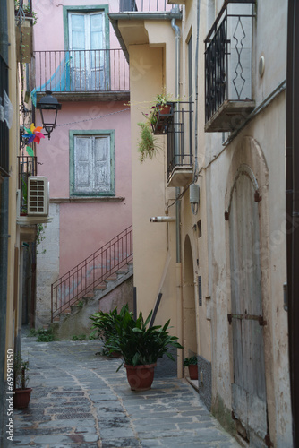 Isernia  historic city in Molise  Italy