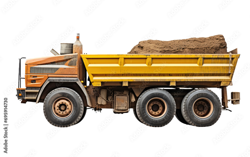 Gravel Spreader Machine On Transparent PNG