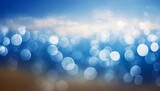 abstract blur view nature sky blue circle bokeh background bok