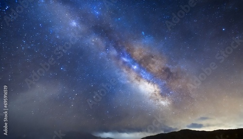 close up milky way galaxy with stars and space dust in the unive