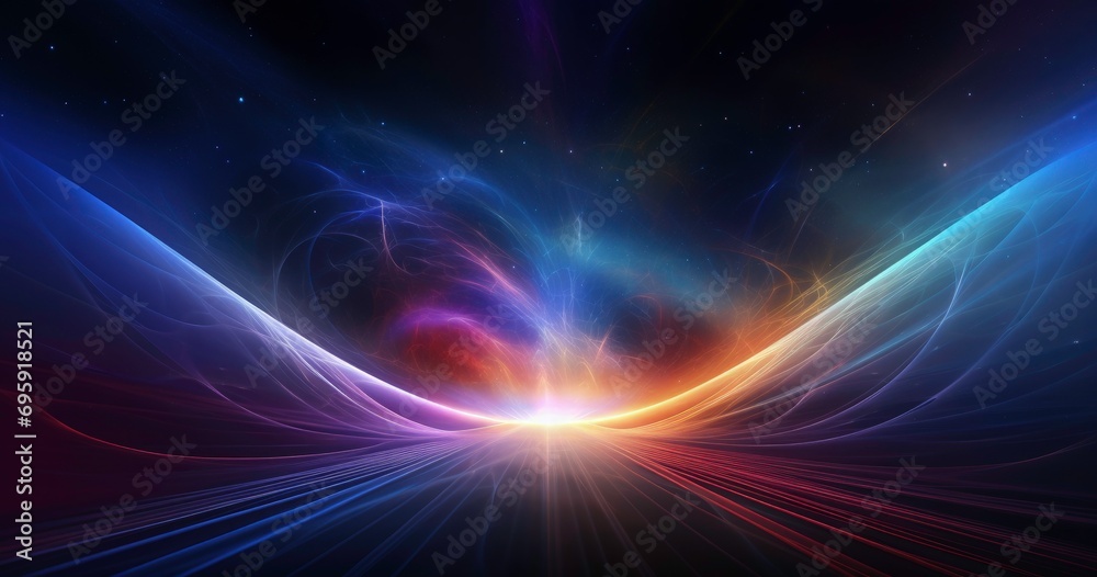 ABSTRACT IMAGE GLOWING LINES OF VIBRANT LIGHT RAYS BACKGROUND ABSTRACT IMAGE GLOWING LINES OF VIBRANT LIGHT RAYS BACKGROUND