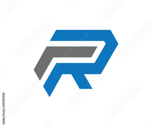 FR logo design vector template