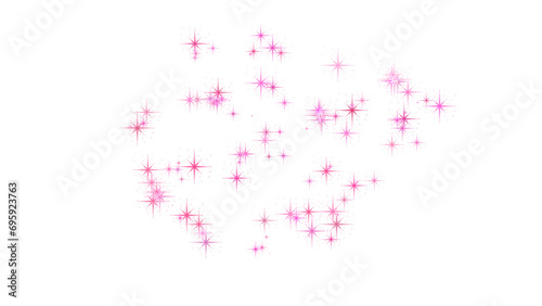 golden color star's illustration in free spaces background