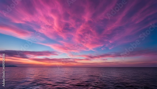 A beautiful sunset over the ocean © vivekFx