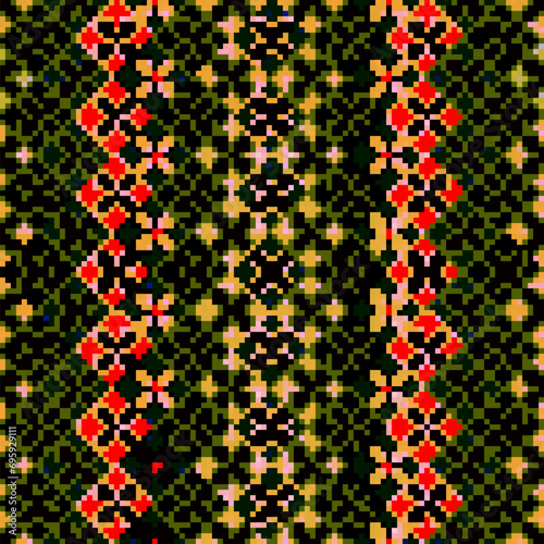 The tiles have a seamless