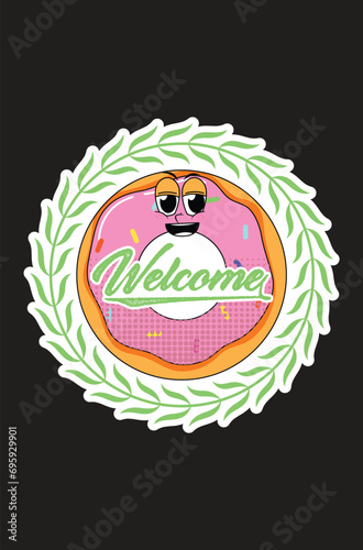 Digital Welcome Sticker