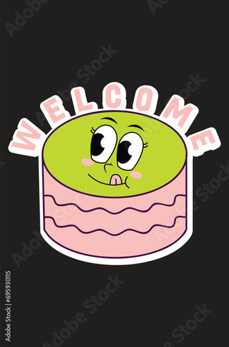 Digital Welcome Sticker