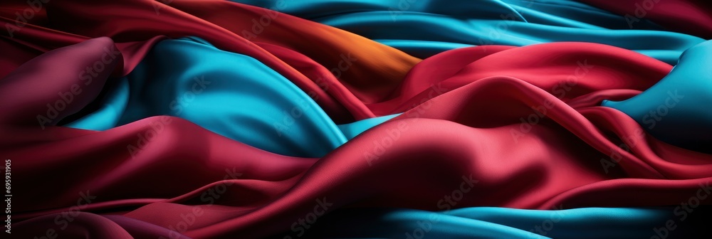 Azerbaijan National Flag Cloth Fabric Waving, Background Image, Background For Banner, HD