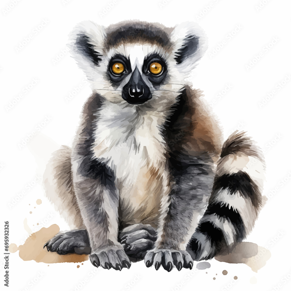 lemur, animal, mammal, madagascar, zoo, wildlife, fur, ring-tailed, nature, cute, portrait, wild, eyes, catta, ring, black, animals, ring tailed lemur, tail, white, looking, tailed, funny, staring