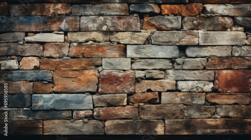 Brickwall Rusty Brick Wall Grunge Stonelaying, Background Image, Background For Banner, HD