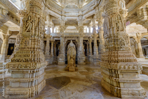 Ranakpur Jain temple or Chaturmukha Dharana Vihara, Ranakpur, Rajasthan, India, photo