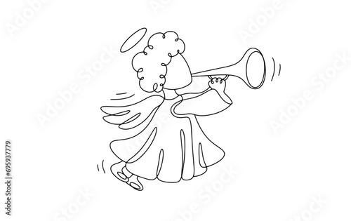  Angel. Archangel. One line