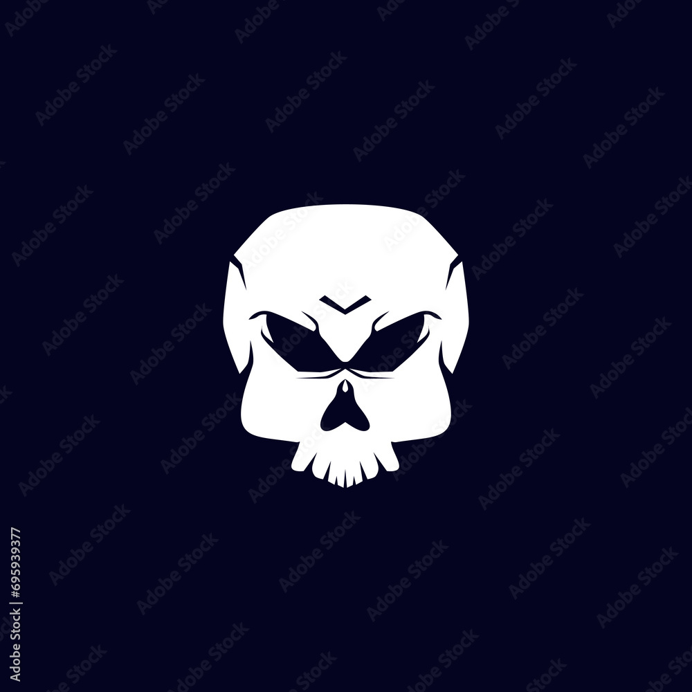Cool skull logo. Skull vector illustration. Cool skull logo. Skull vector illustration.