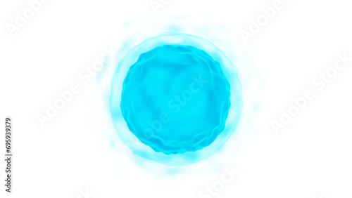 Digital abstract cyber ball