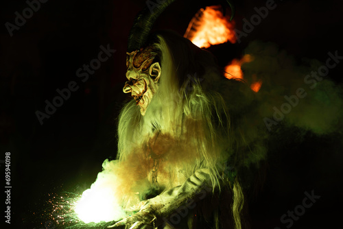 Obraz na płótnie Krampus w salonie